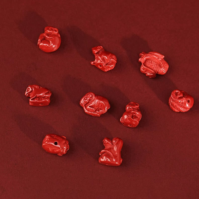 Cinnabar Dragon Protection Belly Chain Red String 2.5mm