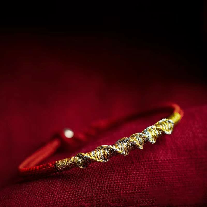 925 Sterling Silver Red String Protection Bracelet