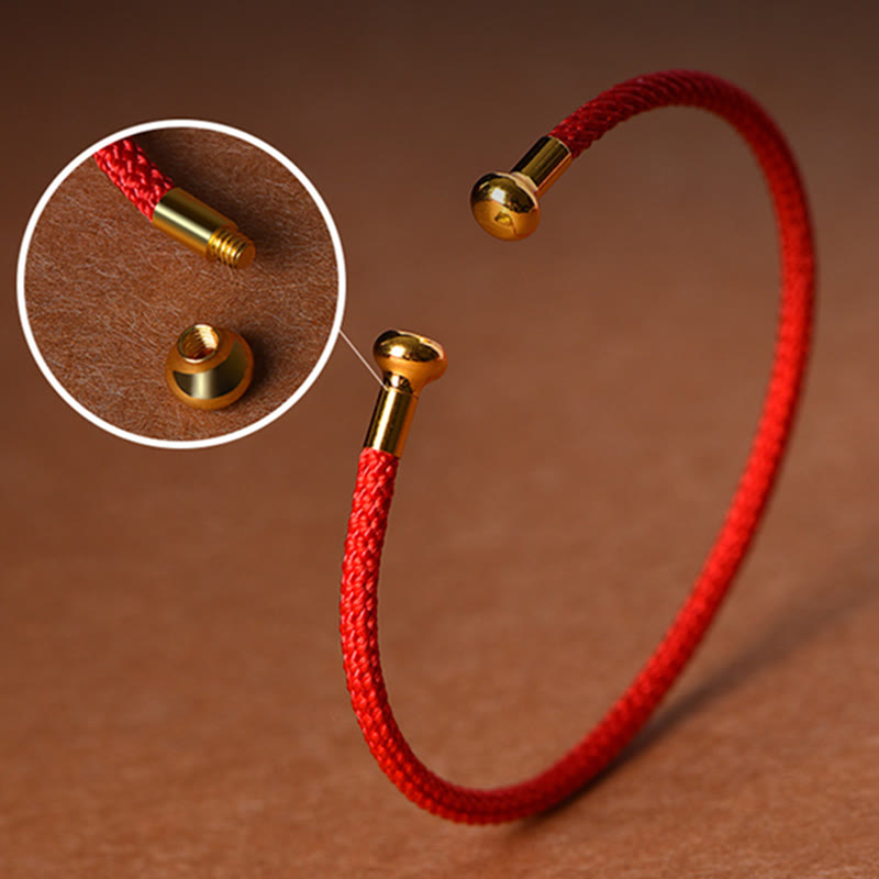 Handmade Red String Luck Bracelets for Spiritual Protection