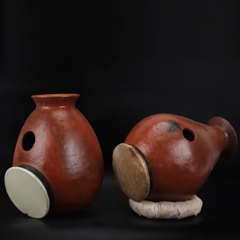 Urdu Drum Sheepskin Drums Sound Therapy ASMR Urdu Drum Healing Yoga Meditation Wear-Resistant Percussion Instrument