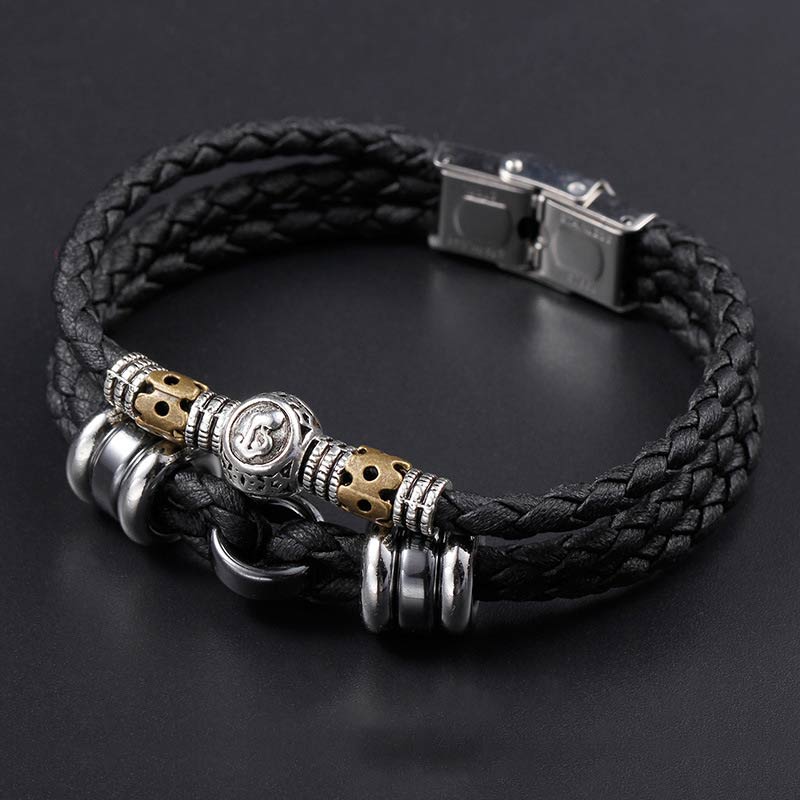 Hematite 12 Zodiac Constellations Protection Bracelet Unisex