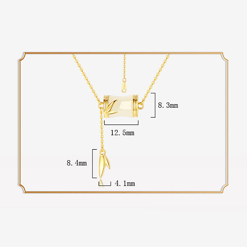 Hetian White Jade Luck Necklace & Bracelet | Sterling Silver & 22K Gold