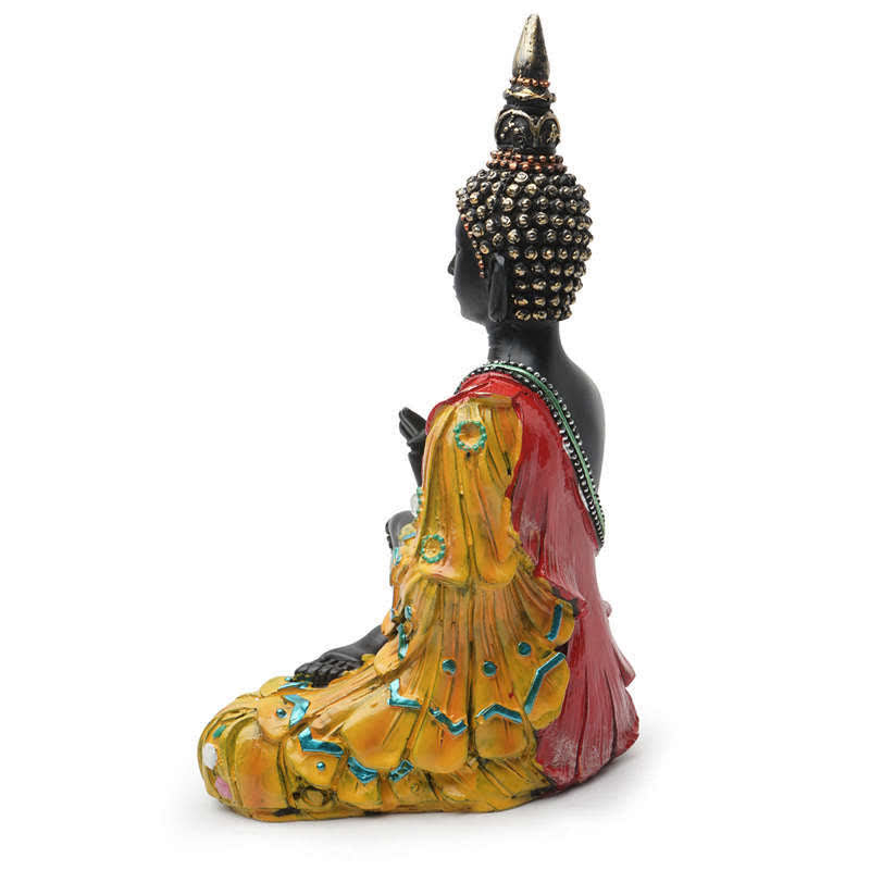 12cm Thai Buddha Serenity Resin Statue for Home Peace