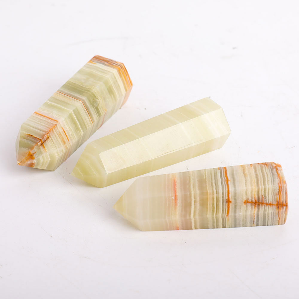 Afghan Jade Crystal Point 3-4 Inch Healing Stone