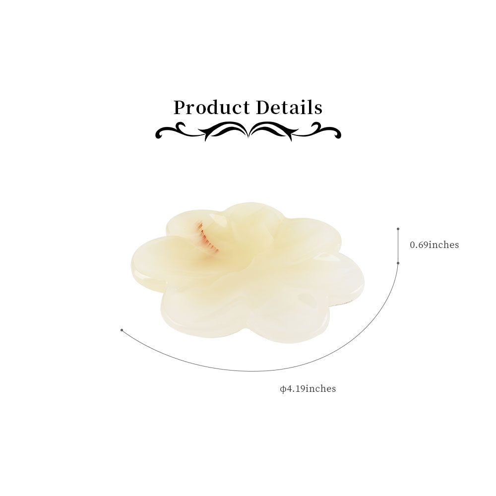 Afghan Jade Flower Shape Bowl 10cm Crystal Specimen