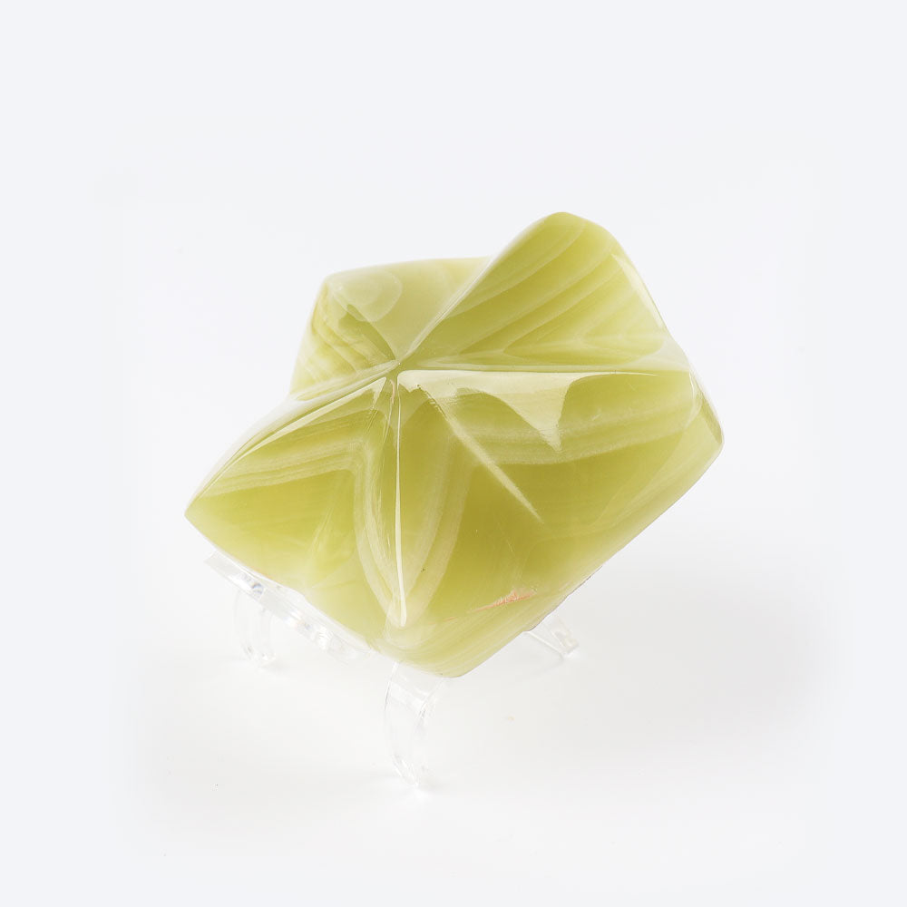 Afghan Jade Hand Carved Starfish Crystal Animal 7.5cm