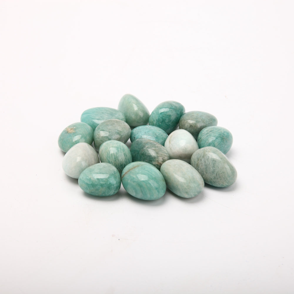 Amazonite Tumbled Polished Stones 2.5-3.5cm 0.5kg Bag