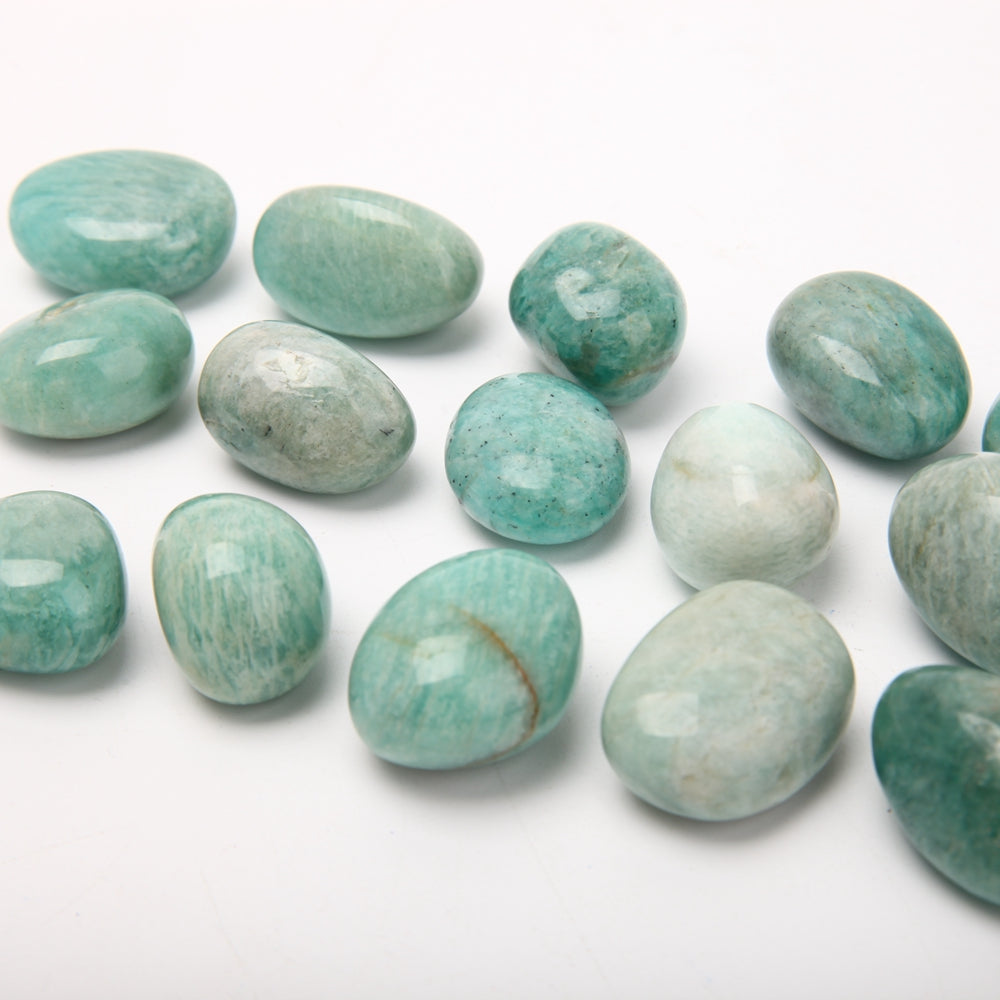 Amazonite Tumbled Polished Stones 2.5-3.5cm 0.5kg Bag
