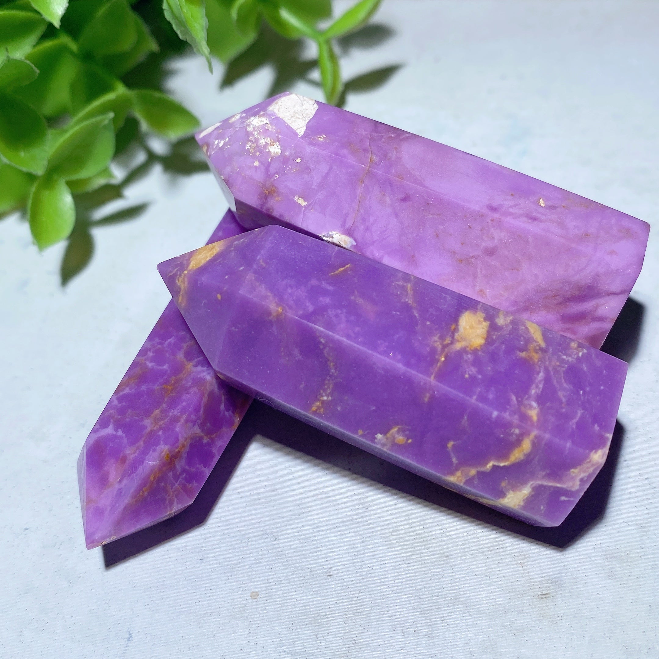 American Purple Mica Crystal Points 1.5-2.5 inch Healing