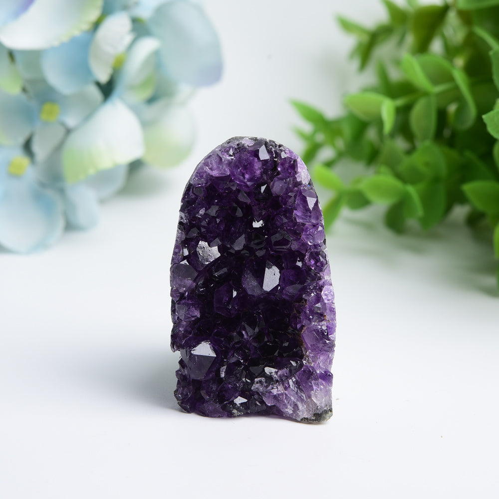Amethyst Cluster Geode Crystal 1.5-2.2 inch Healing Specimen