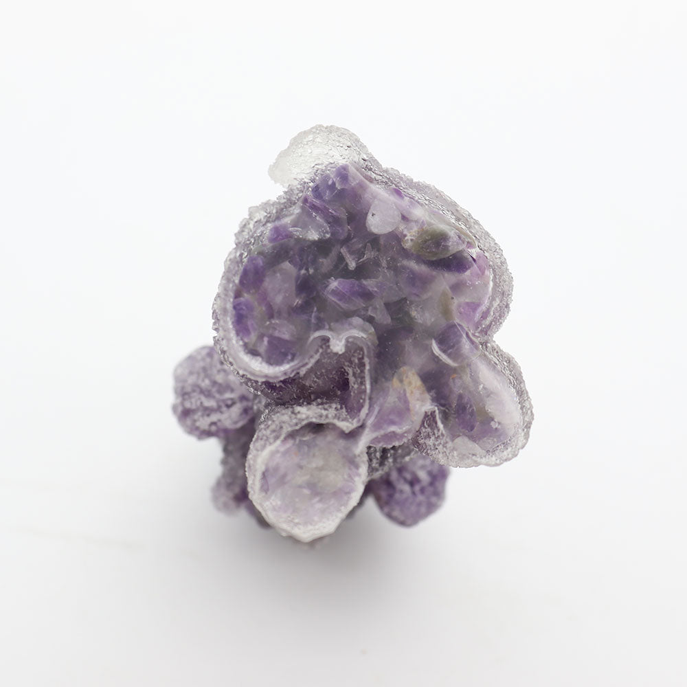 Amethyst Resin Toy Poodle Figurine 2-Inch Crystal Dog