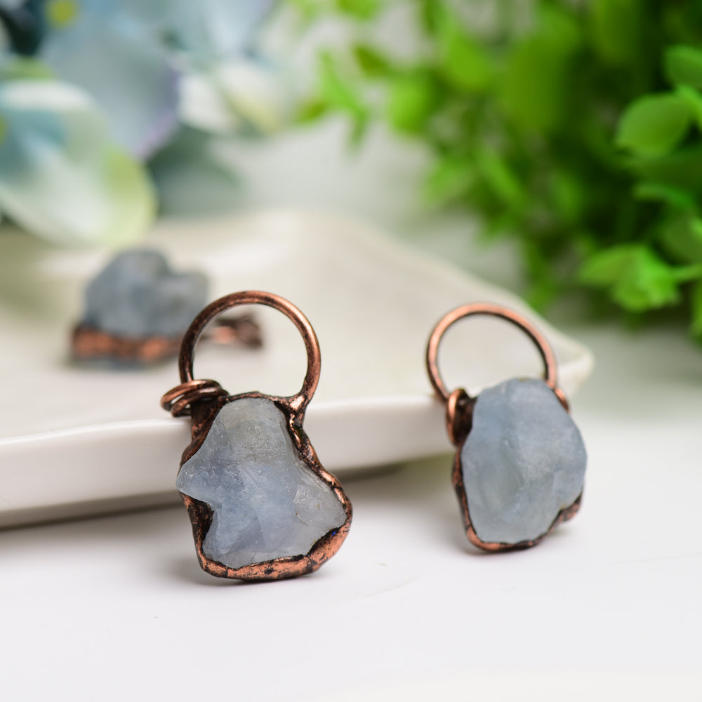 Aquamarine Crystal Pendant for Jewelry DIY