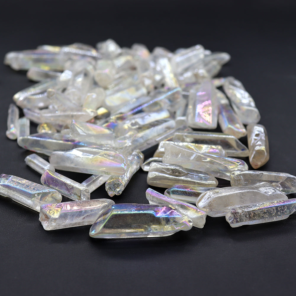 Aura Angel Coated Quartz Crystal Points for Healing 0.5kg