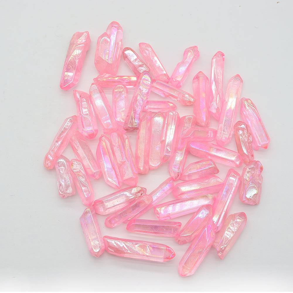 Aura Angel Coated Quartz Crystal Points for Healing 0.5kg