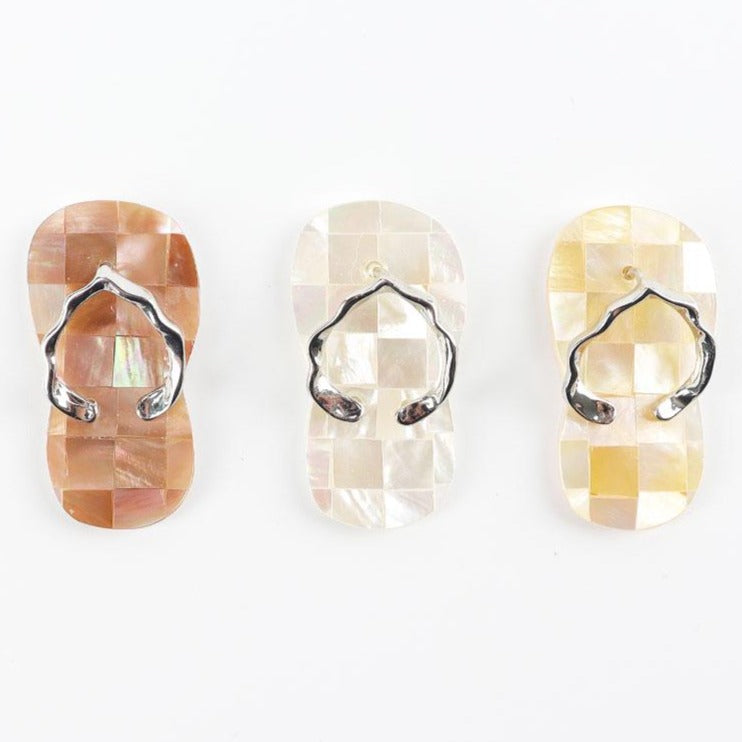 Aura Angel Crystal Mini Flip Flops for Spiritual Jewelry DIY