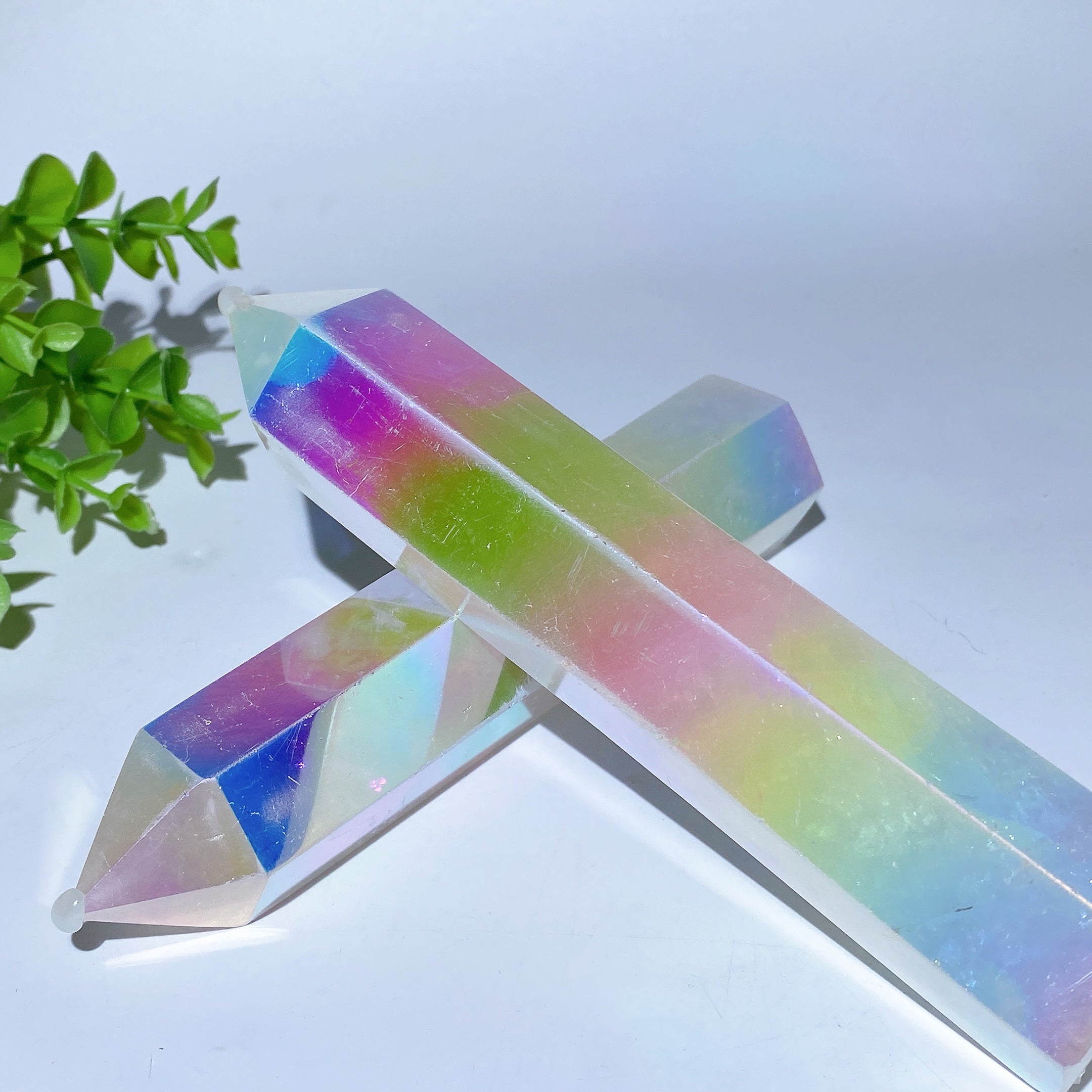 Aura Angel Crystal Tower 12-20cm Healing for Energy Use