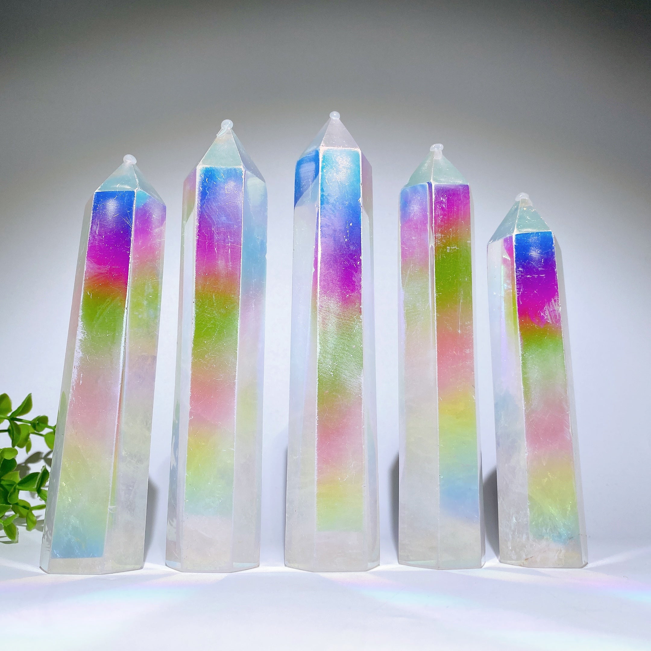 Aura Angel Crystal Tower 12-20cm Healing for Energy Use