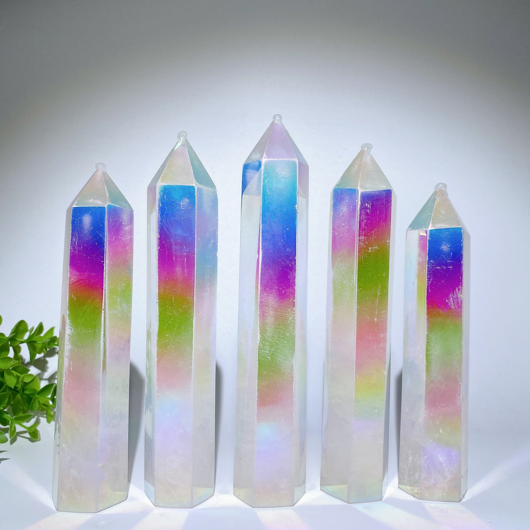 Aura Angel Crystal Tower 12-20cm Healing for Energy Use