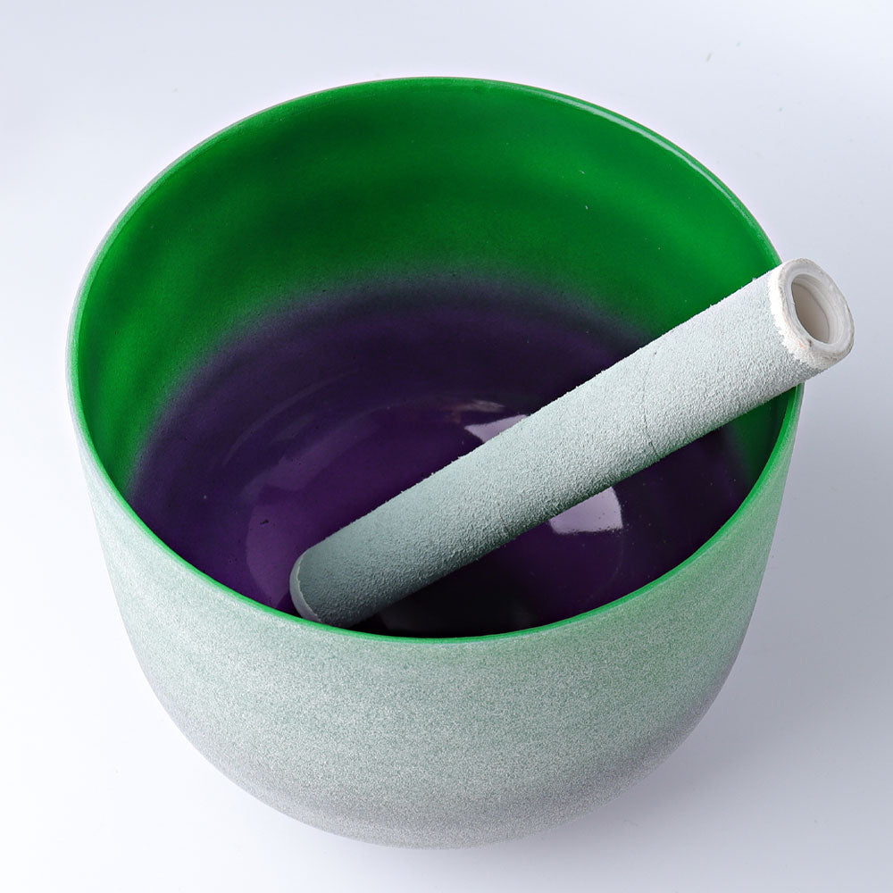 Aura Quartz Crystal Singing Bowls | 8-inch Meditation Tools