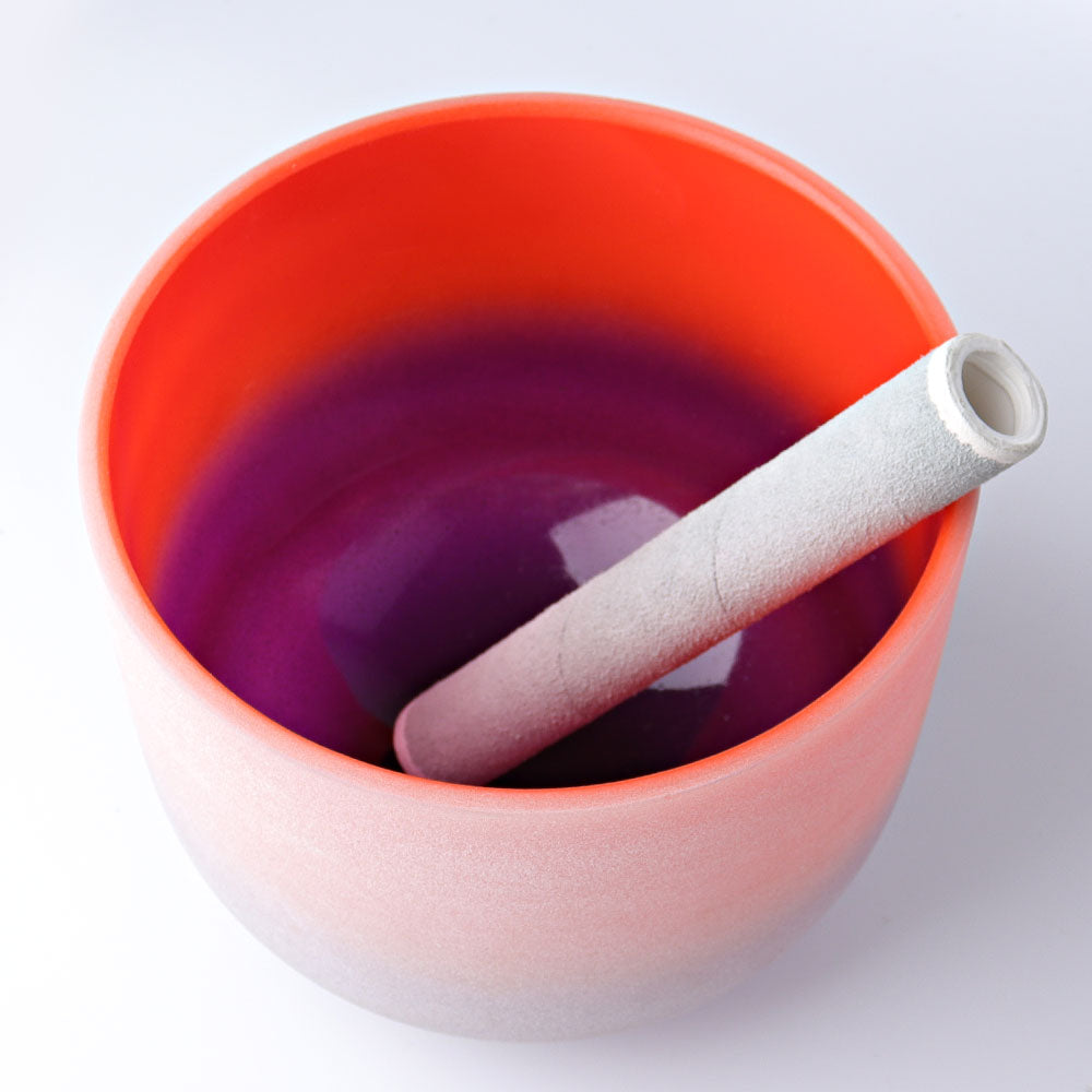 Aura Quartz Crystal Singing Bowls | 8-inch Meditation Tools