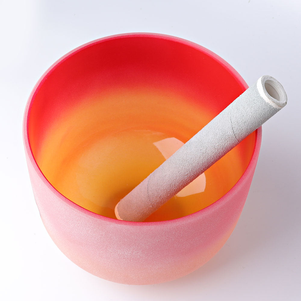 Aura Quartz Crystal Singing Bowls | 8-inch Meditation Tools