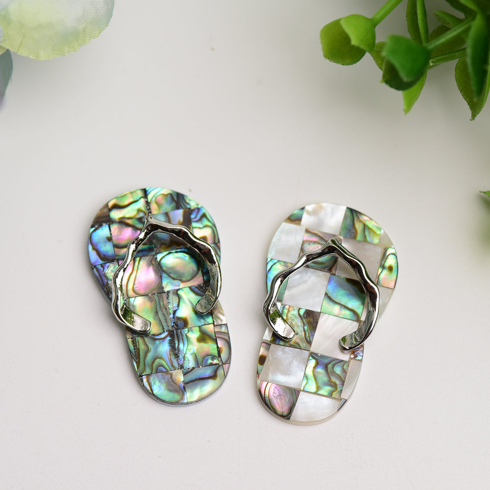 Aura Shell Mini Slipper Crystal Specimen 1.6in Healing