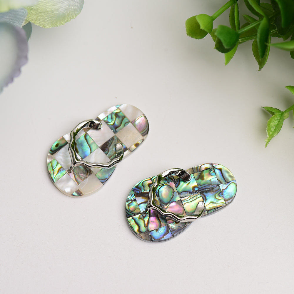 Aura Shell Mini Slipper Crystal Specimen 1.6in Healing
