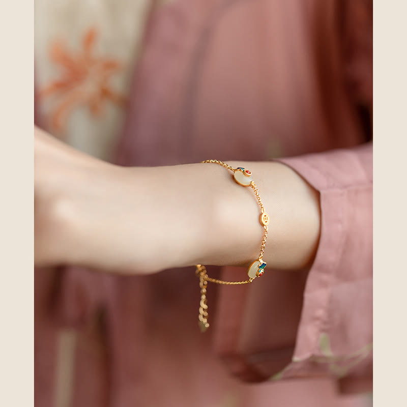 Auspicious Clouds Jade Luck Bracelet for Prosperity