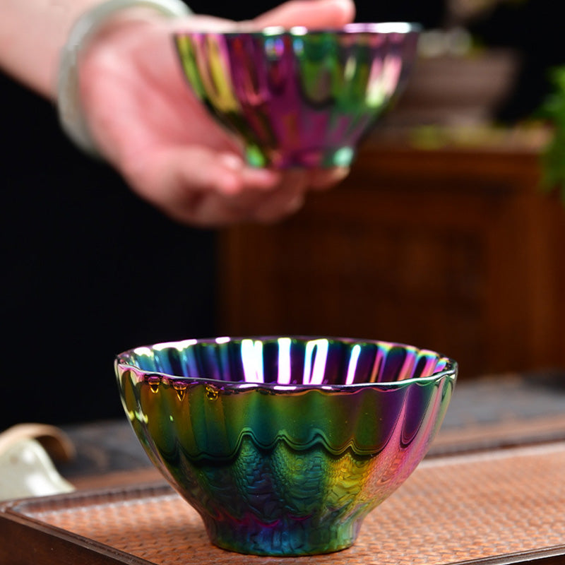 Authentic Lotus Peacock Jian Zhan Tea Cup 120ml