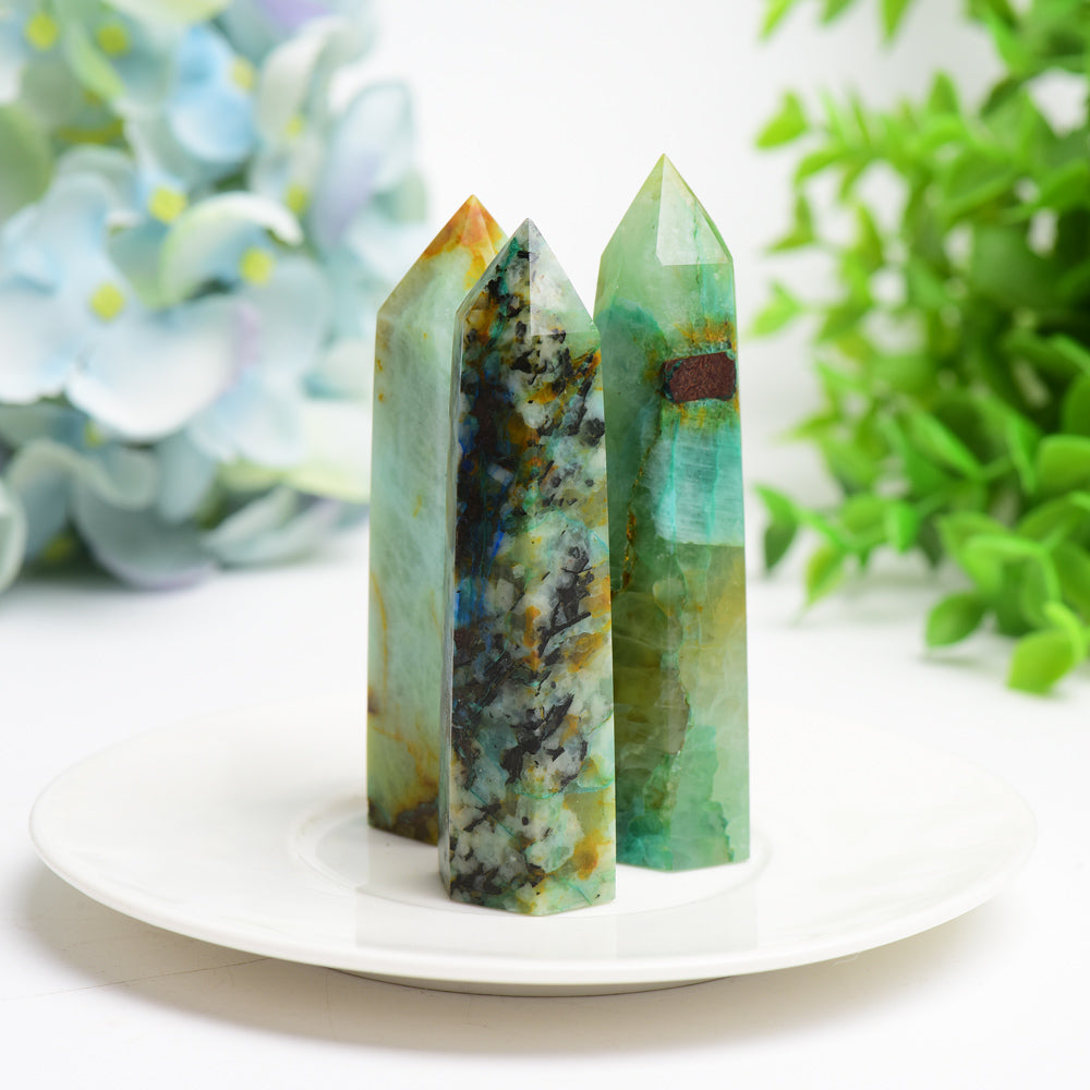 Azurite Crystal Point 2.5-4.0 Inch Healing Crystal Points