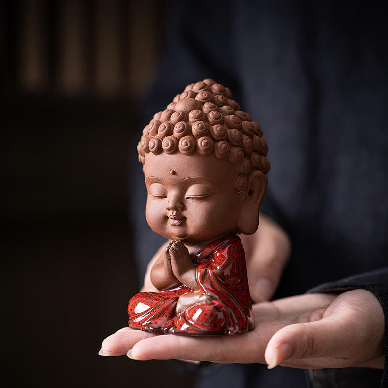 Ceramic Buddha Statue Set | Mini Gautama & Bodhisattvas