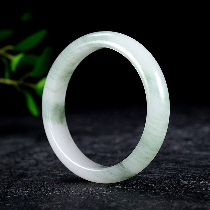 Natural Jade Luck Healing Bangle Bracelet 60-62mm