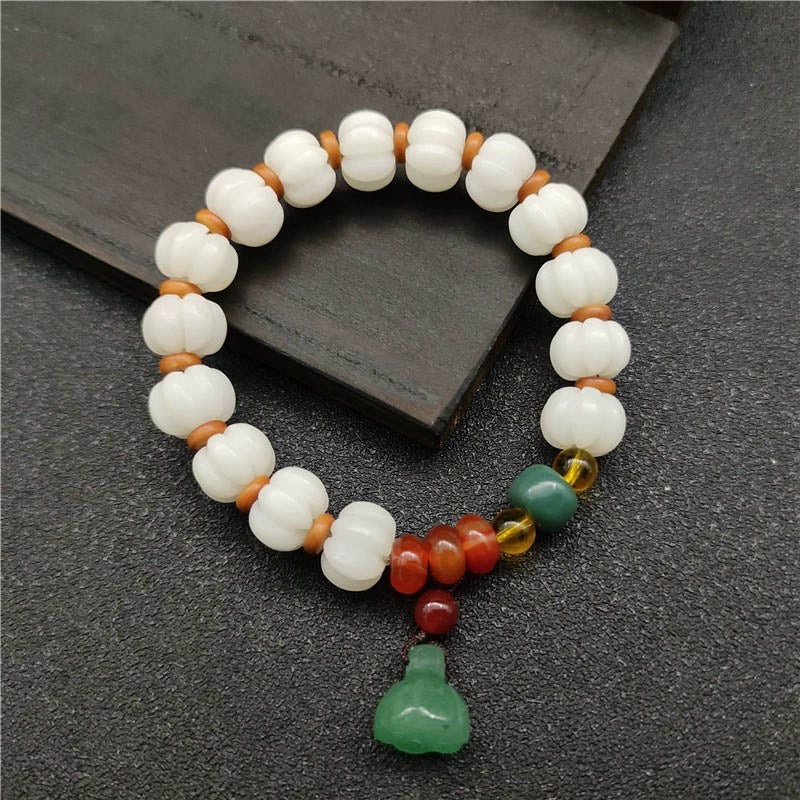 Bodhi Seed Agate Harmony Bracelet for Spiritual Wisdom