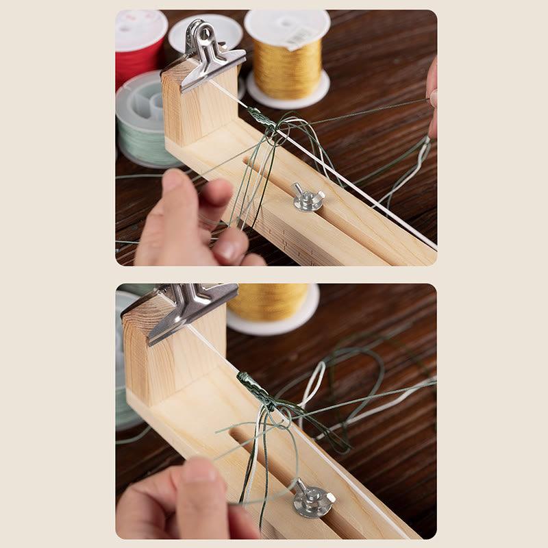 Red String Bracelet in 925 Sterling Silver with Bamboo Knot