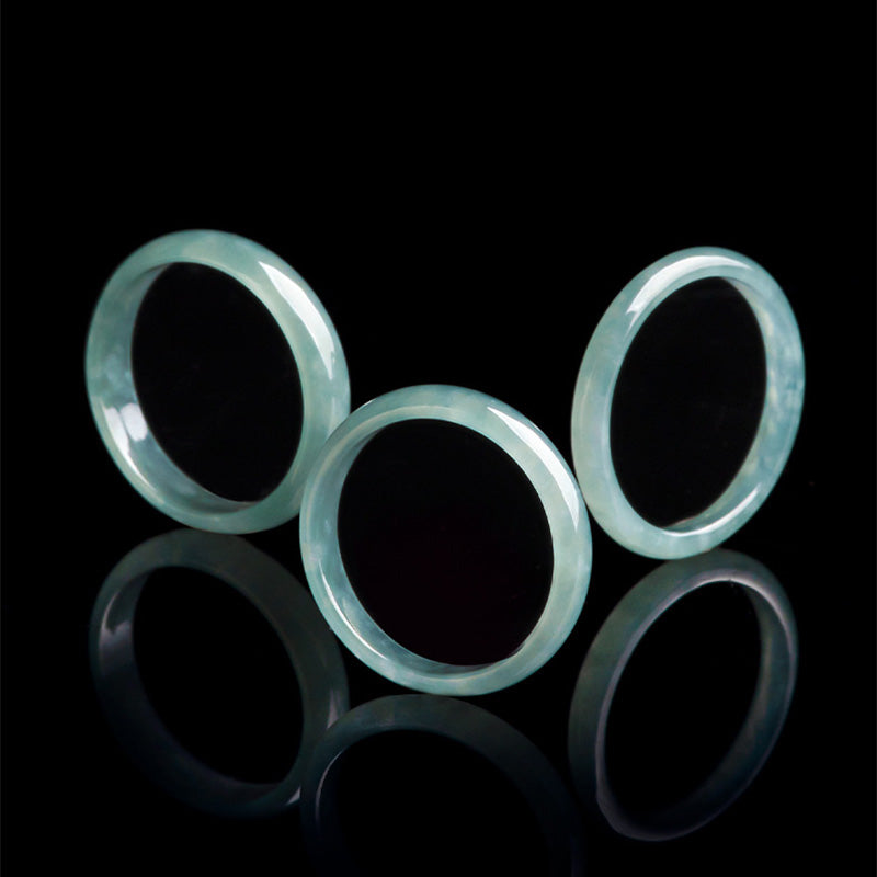 16mm Jade Ring for Prosperity, Protection & Success