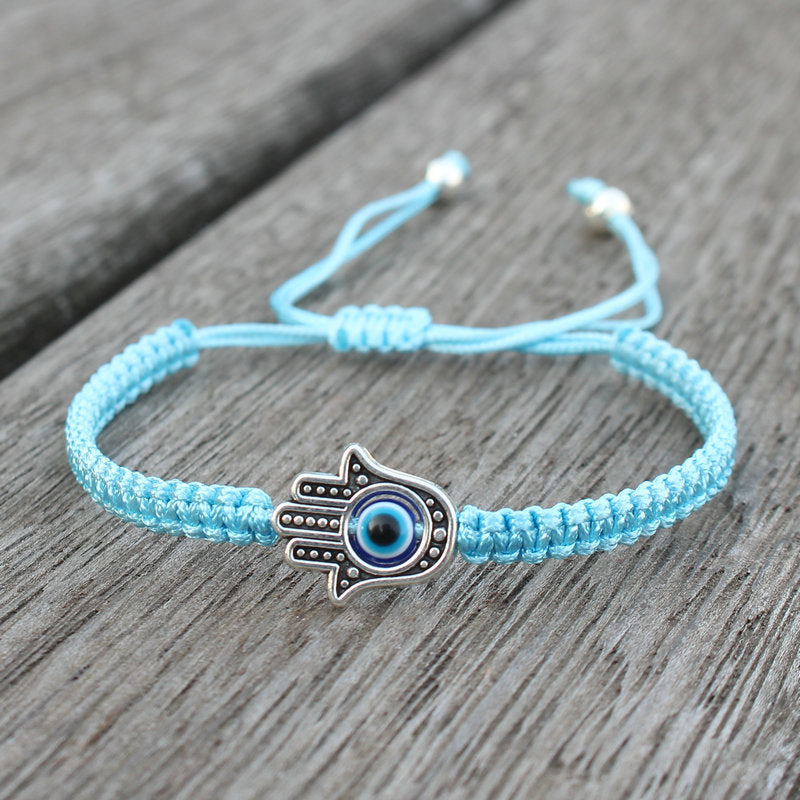 Handmade Hamsa Symbol Protection Bracelet | Luck & Faith