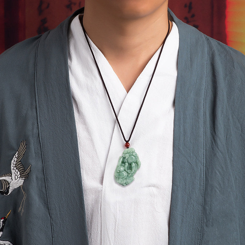 Jade PiXiu Wealth Luck Necklace | Prosperity Charm
