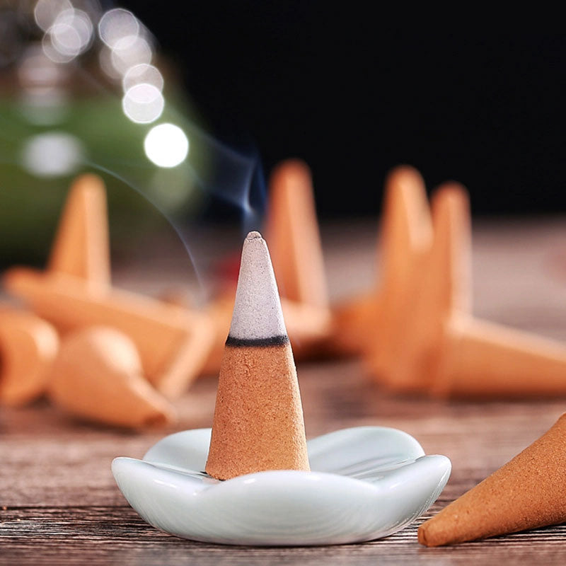 Mixed Scented Incense Cones | 76 Pack for Meditation Rituals