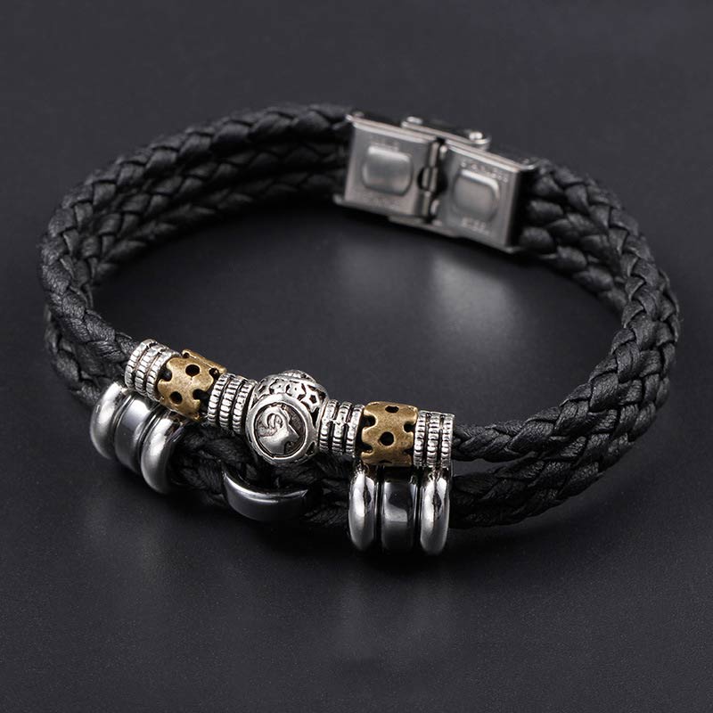 Hematite 12 Zodiac Constellations Protection Bracelet Unisex