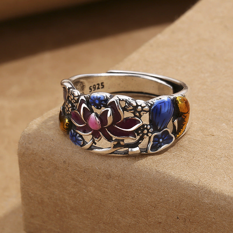 Adjustable Copper Koi Fish Luck & Wealth Ring