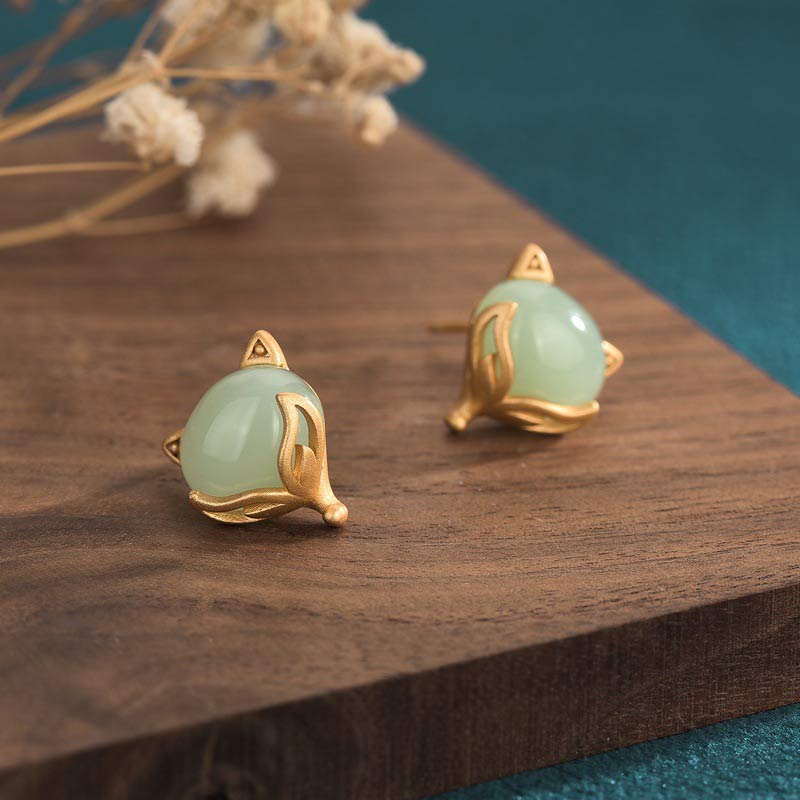 Jade Luck Earrings for Prosperity & Abundance | Healing Sounds