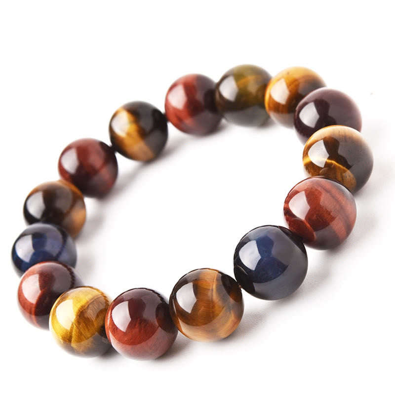 8mm Tiger Eye Bracelet for Positive Protection & Courage