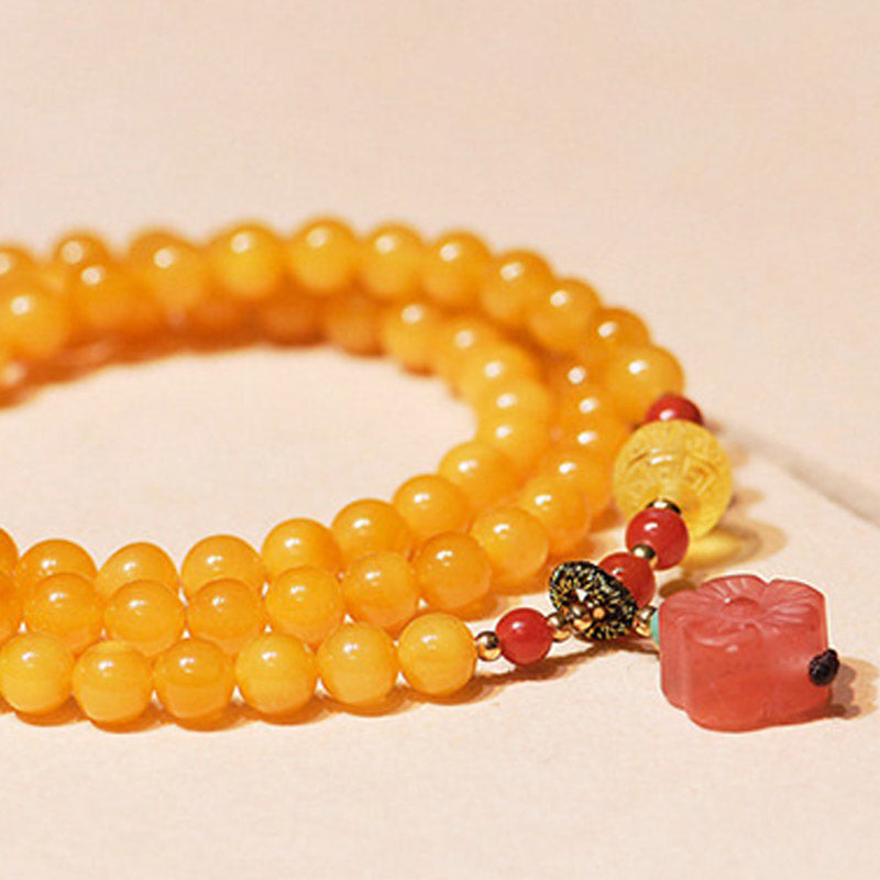 Amber Healing Balance Bracelet & Necklace | Healing Energy Set