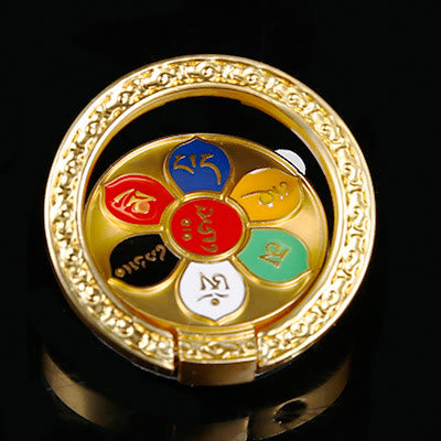 Om Mani Padme Hum Spiritual Phone Ring Bracket Universal Holder