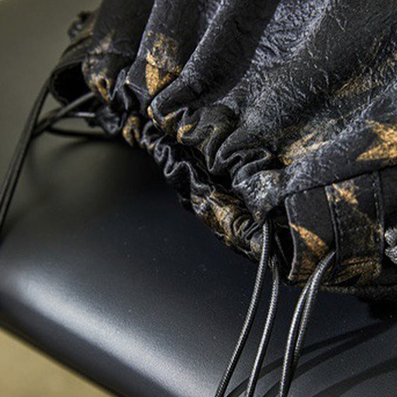 Acetate Yoga Bag with Bamboo Leaves Pattern | Lightweight & Eco-Friendly