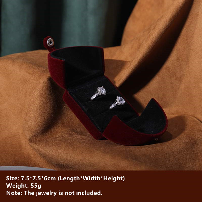 Flannel Jewelry Storage Box | Zen Decor Gift Organizer