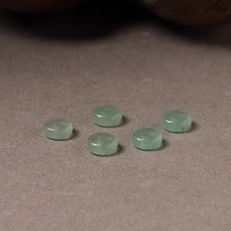 6mm Cinnabar Green Aventurine Luck Blessing Bracelet