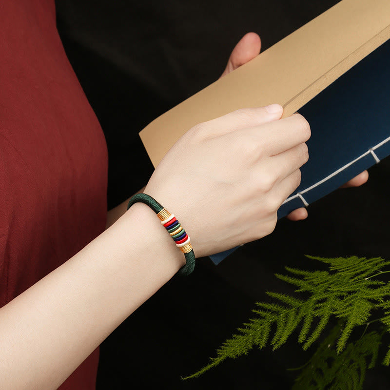 Five Elements Red String Bracelet | King Kong Knot, Protection & Luck