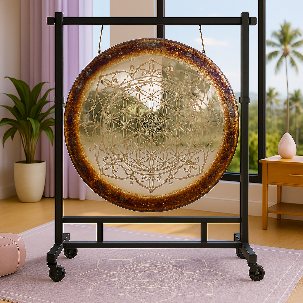20" to 40" Luminous Gong Instrument - Flower of Life