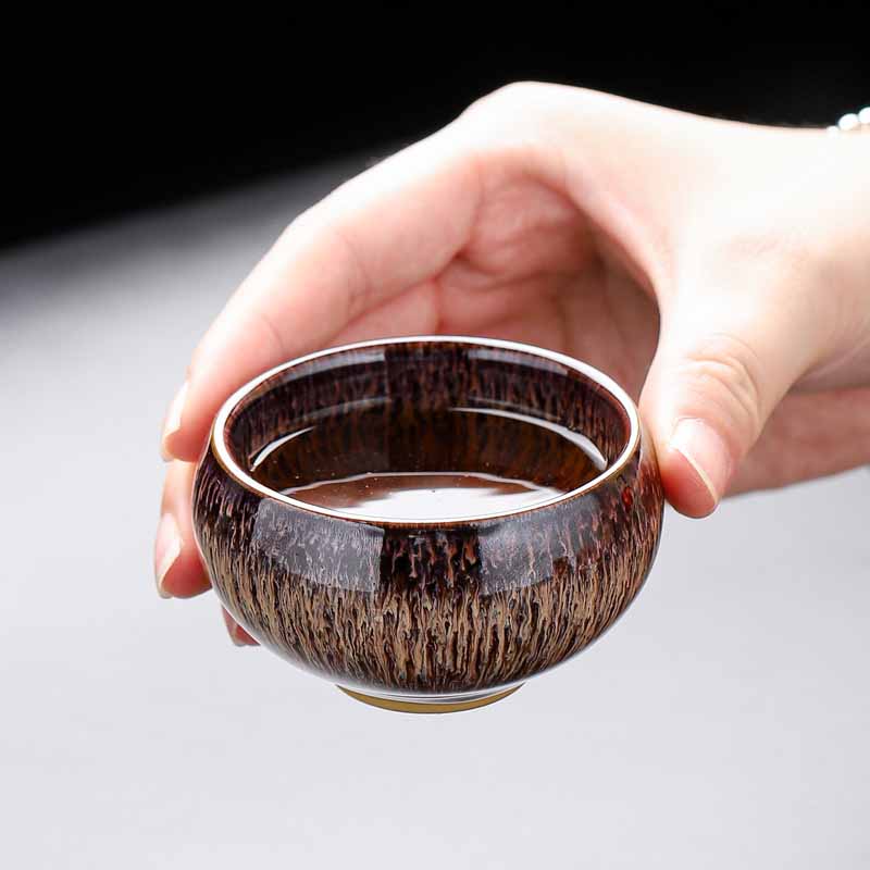 Small Koi Fish Kiln Change Jianzhan Ceramic Tea Cup 60ml